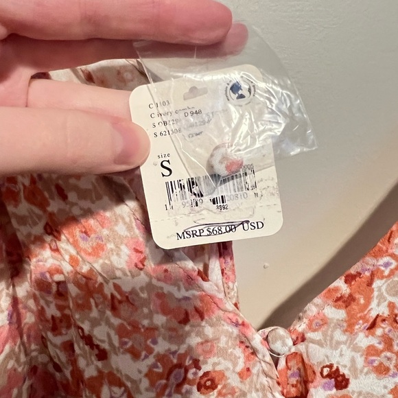 NWT Free People Siren Song Floral Bodysuit Size Small - Picture 8 of 13